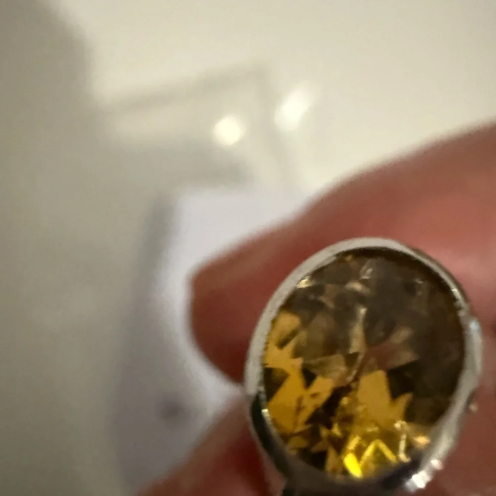 Savvy Cie Sterling Silver Citrine ring